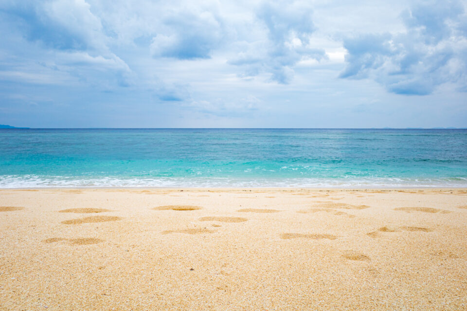 与論島のビーチ