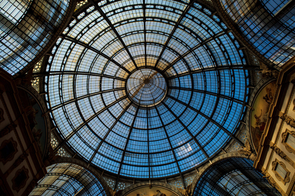 ミラノ ガレリアの天井