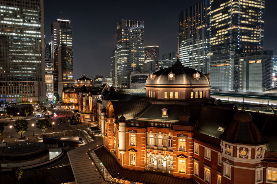 東京駅夜景