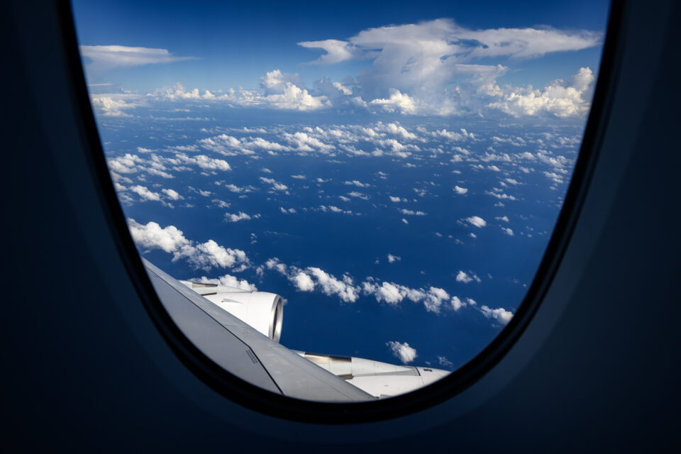 FLYING HONU機窓からの景色