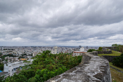 京の内から那覇市街地の眺め