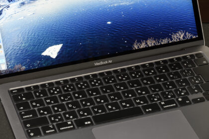 M1 MacBook Air 2020のキーボード