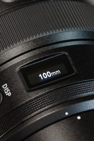 NIKKOR Z 100-400mm f/4.5-5.6 VR S のディスプレイ 焦点距離モード
