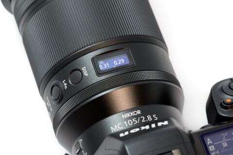 NIKKOR Z MC 105mm f/2.8 VR S 距離表示