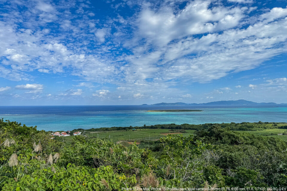 小浜島大岳展望台からの眺め