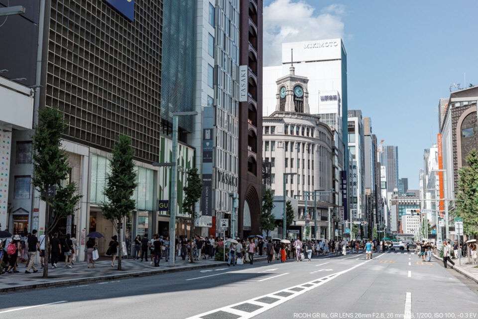 銀座の歩行者天国