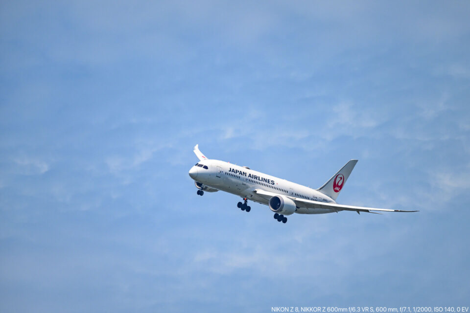 JAL ボーイング787のひねり