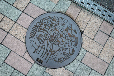 岡山市内のマンホール