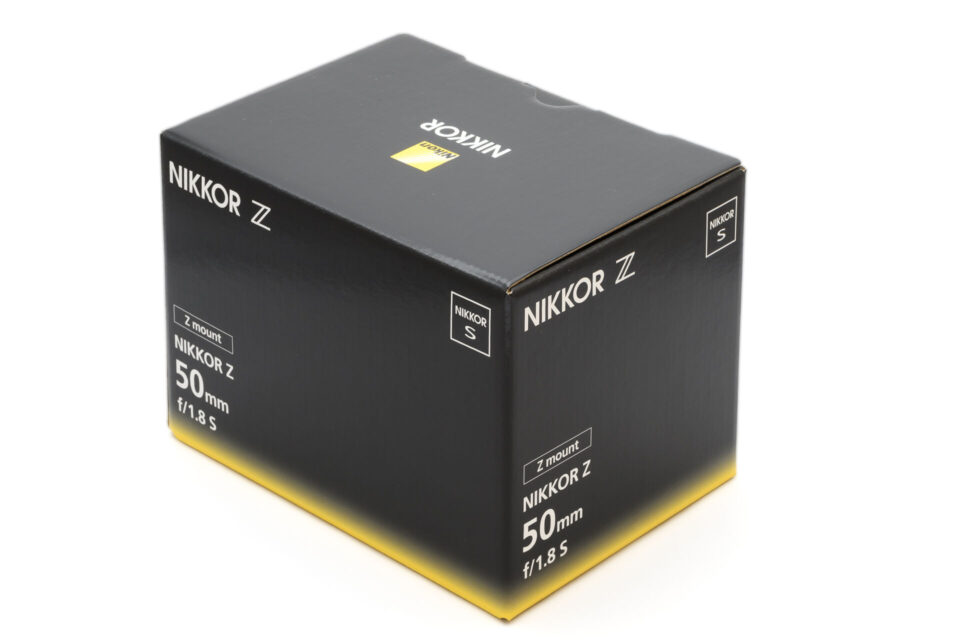 NIKKOR Z 50mm F1.8 S の箱