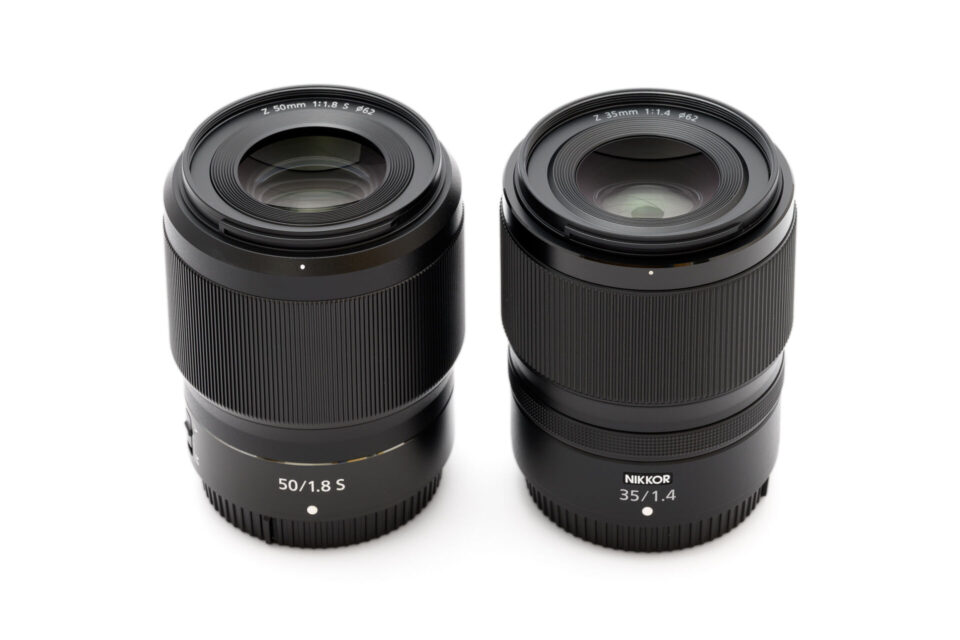 NIKKOR Z 50mm F1.8 S と NIKKOR Z 35mm f/1.4