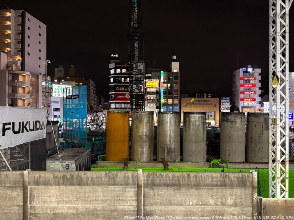 新小岩駅前再開発夜景