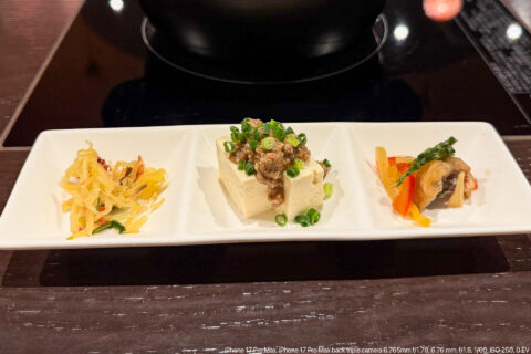 石垣島満天アグー石亭のお通し