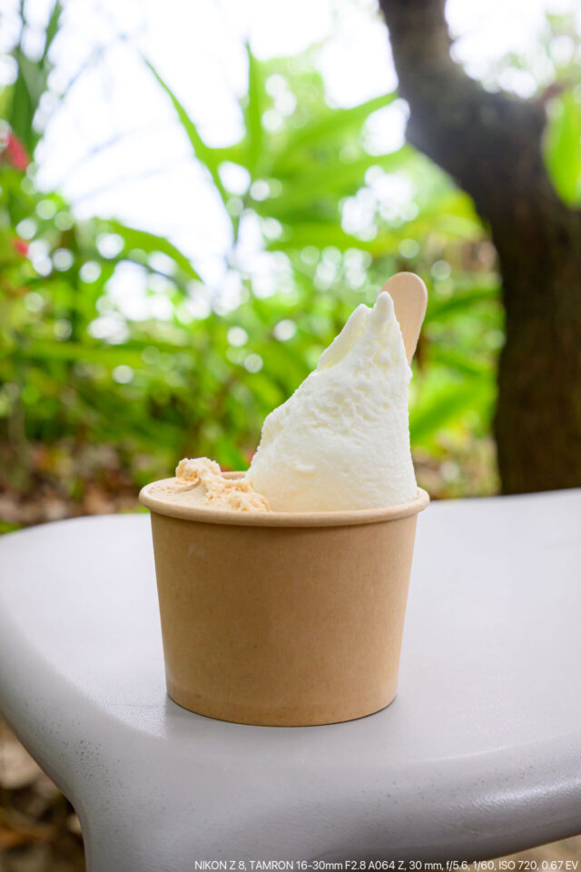 由布島茶屋のジェラート